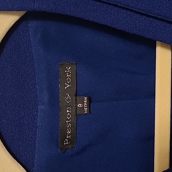 Preston and York women's blazer royal blue size 8 - Picture 2 of 5